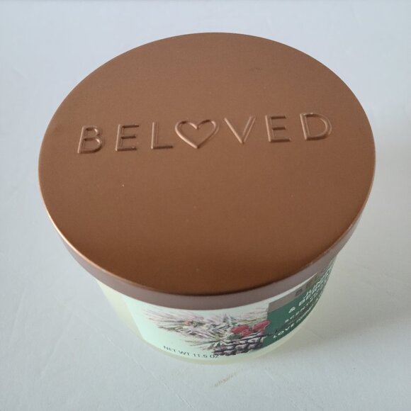 BELOVED JUNIPER & BERGAMOT VEGAN CANDLE | 11.5 oz SOY BLEND| PETA APPROVED - Picture 3 of 8